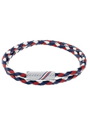 Tommy Hilfiger 2.0 Double Wrap Braid Læder Herrearmbånd