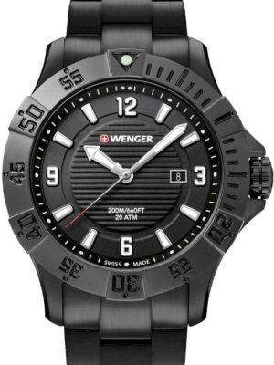 Wenger 01.0641.135 Herreur Seaforce Sort Ur