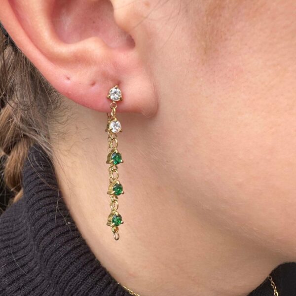 ANNEBRAUNER Green Harmony Earrings