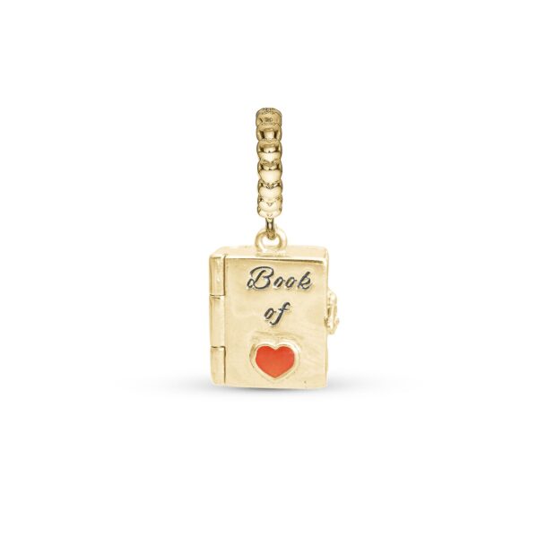 Christina Design London Jewelry & Watches - Book of Love charm, 4 mm Forgyldt sølv