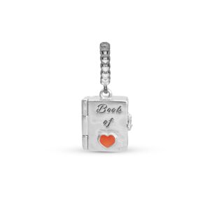 Christina Design London Jewelry & Watches - Book of Love charm, 4 mm Sølv