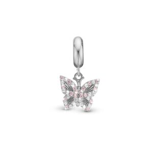 Christina Design London Jewelry & Watches - Sparkling Butterfly charm, 4 mm Sølv