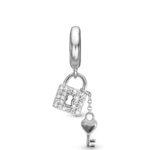 Christina Design London Jewelry & Watches - Unlock My Heart charm, 6 mm Sterlingsølv