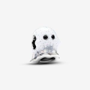 Moments Glow In The Dark Boo Ghost Sterling Sølv Charm fra Pandora