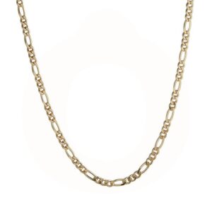 Jeberg Jewellery - Chunky Figaro halskæde 4520-70-GOLD