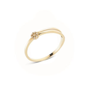 Vibholm Guld - Ring med zirkonia 9 kt. KR1155