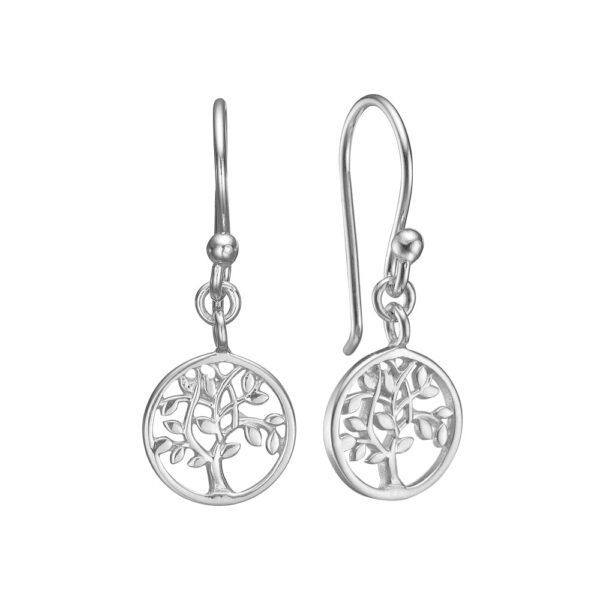 Aagaard - Livstræ ørehængere i sølv - 1670-s-s19