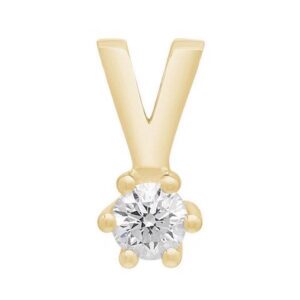 Afrodite 14 kt. guld diamantvedhæng på 0,10 ct