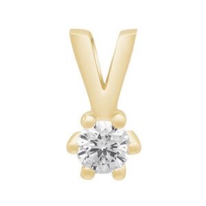 Afrodite 14 kt. guld diamantvedhæng på 0,15 ct