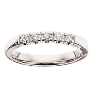 Alliance 14 Karat Hvidguld Ring fra Scrouples med Brillanter 0,15 Carat W/SI