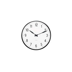Arne Jacobsen - Station Vægur Ø16 cm sort/hvid