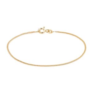 BNH Panser Facet Armbånd i 14 Karat Guld P14045CH 0,45 mm
