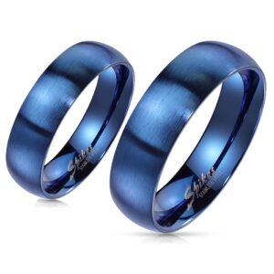 Bluecoatet og matteret forlovelsesring