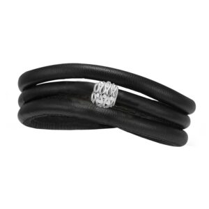 Christina Watches - Breeze Læderarmbånd med charm i sølv