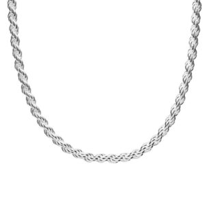 Cordelkæde i Sølv - 3,2 mm og 42 cm