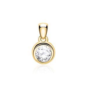 Diamantvedhæng 14 kt. Guld med Diamant - 0,20 ct.