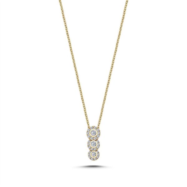 Dutchess - Diamant vedhæng i 14 kt guld med i alt 0,28 ct.