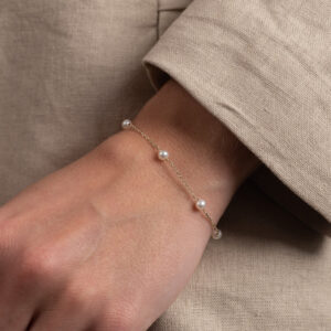 ERICA PEARL SOLID GOLD BRACELET - Armbånd - Sisi Copenhagen
