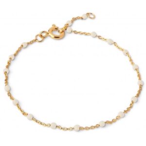 Enamel - Lola DAISY armbånd i forgyldt sølv