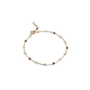 Enamel - Lola ROSIE armbånd i forgyldt sølv
