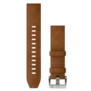 Garmin QuickFit® 22 Læder/Hybrid Rem - One Size Brun Unisex Tilbehør til Ur/Armbånd
