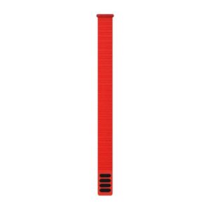 Garmin UltraFit 22 Nylon Strap Rød - One Size Unisex, Komfortabelt Tilbehør til Ur
