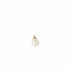 Gold Pearl Pendant for Creoles - Jane Kønig