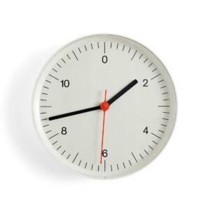 HAY Wall Clock vægur Ø26,5 cm White