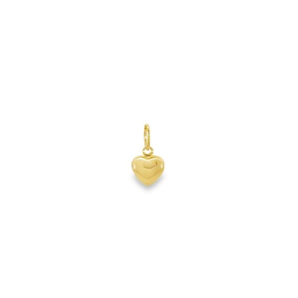 Hjerte vedhæng i 8 karat guld 6 mm. leveres uden kæde
