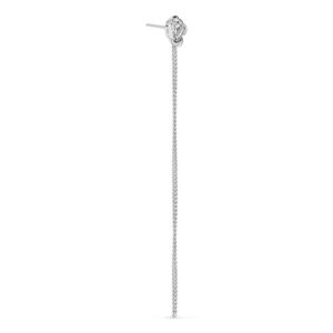 Jane Kønig - Rose Chain stud ørering i sølv