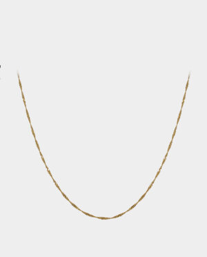 Joan Of Arc - snoet guldhalskæde