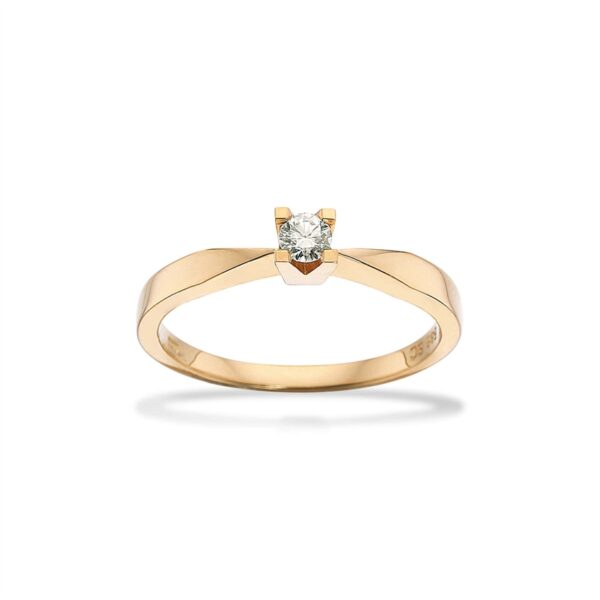 Kleopatra Ring 14 kt Guld med 0,10 ct.
