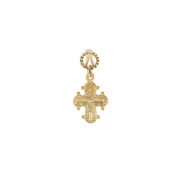 Lund Copenhagen - 8 kt. guld Dagmarkors, 14x12mm - 3061121