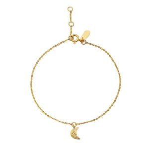 Maanesten - Celestia armbånd i forgyldt sølv