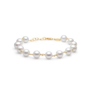 Mads Z - Treasure armbånd i 14 kt guld m. perler*