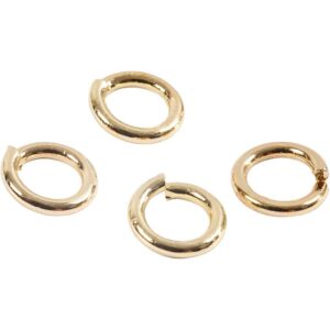 O-ringe, tykkelse 0,7 mm, indv. mål 3 mm, forgyldt