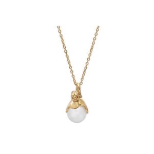 Rabinovich - Autumn Bloom Collier i forgyldt sølv m. Perle vedhæng**