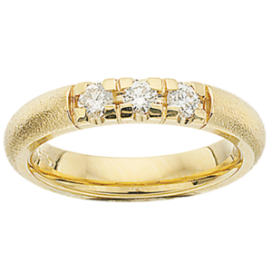 Scrouples Grace Alliance Ring i 14 Karat Guld med Brillanter 0,27 Carat W/SI