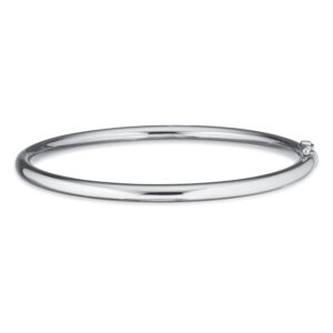 Scrouples - Sølv armring glat buet 4mm - 695822