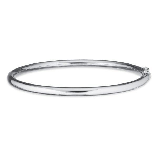 Scrouples - Sølv armring glat buet 4mm - 695822