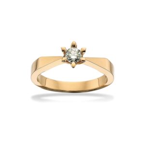 Scrouples - Victoria ring i 14kt. guld m. 0,25ct. TW/SI