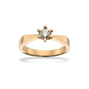 Scrouples - Victoria ring i 14kt. guld m. 0,33ct. TW/SI