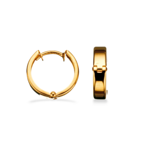 Scrouples - clip creol i 8 karat guld - 12643