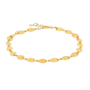 Siersbøl - Armbånd i 8kt. guld m. ovale led