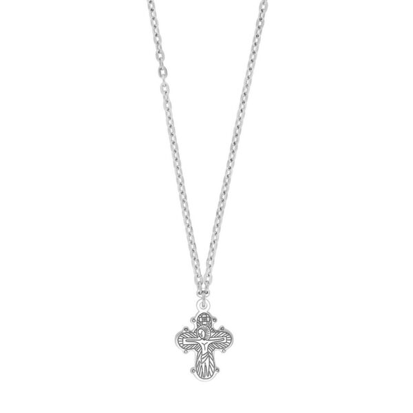 Siersbøl - Dagmarkors halskæde i sølv 8x10mm
