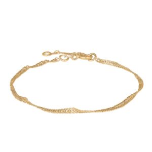 Siersbøl - Singapore armbånd i 8kt. guld