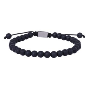 Son of Noa Herre armbånd med Mat sort Onyx 19-25 cm.