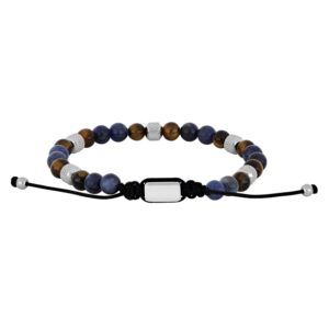 Son of Noa - Herre armbånd med sodalite og tiger eye 19-25cm