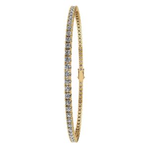 Tennis 14 Karat Guld Armbånd fra Henrik Ørsnes Design med Diamanter 1,26 Carat W/SI