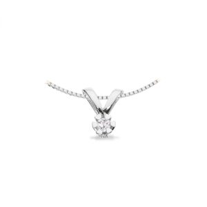 Vida vedhæng 8 kt. hvidguld med brilliant 0,03 ct.